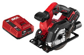 SKIL CR541802 Circular Saw Kit, Battery Included, 12 V, 4 Ah, 5-1/2 in Dia Blade, 0 to 50 deg Bevel